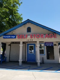 front office of purely storage facility in merced