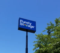 large blue purely storage billboard