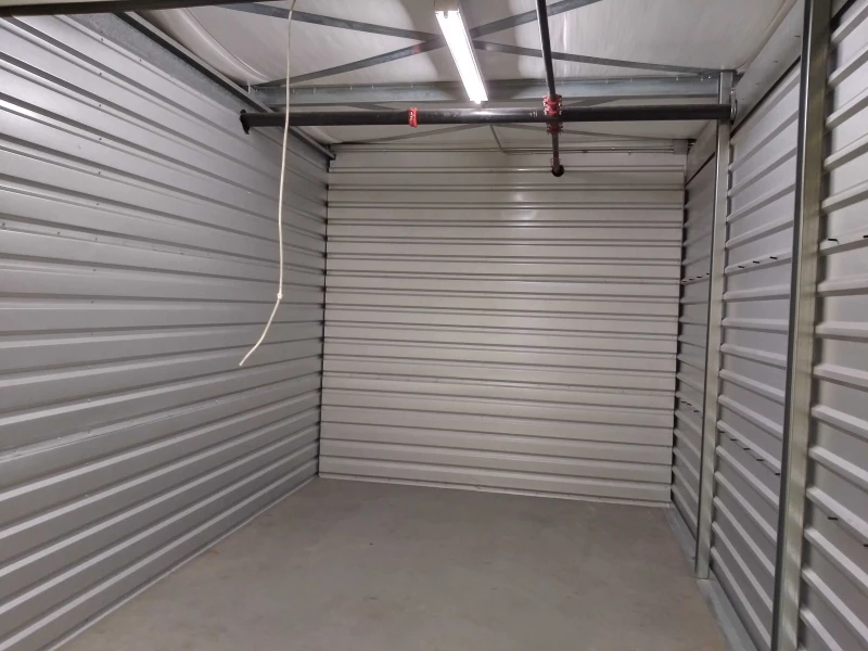 inside open storage unit