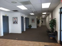 inside purely storage office with multiple storage unit displays